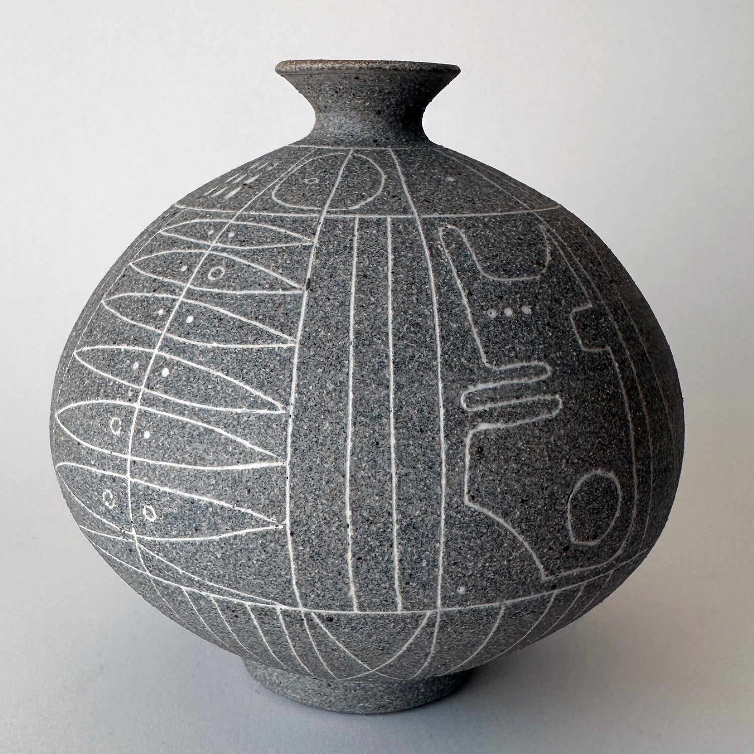 Scribe Vase in Granite