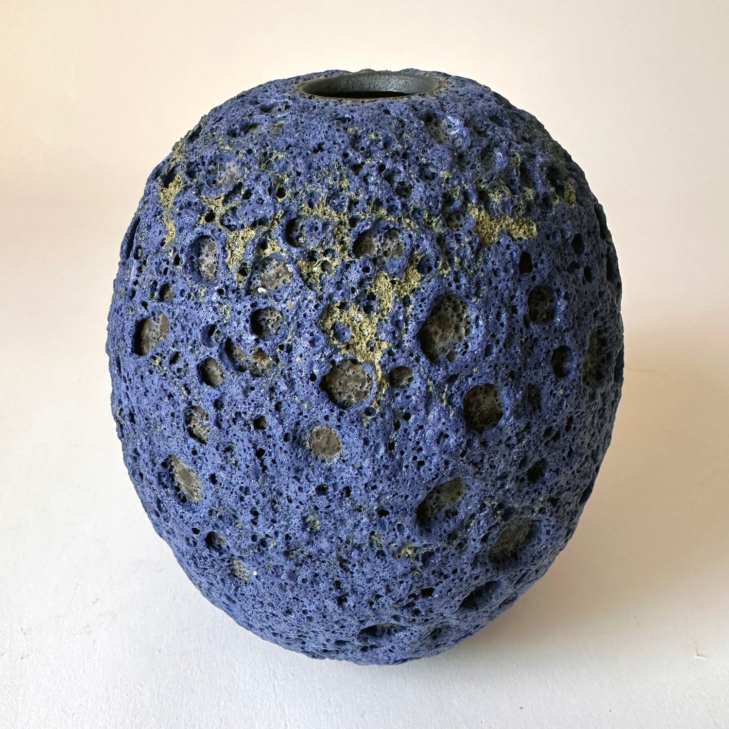 Lava Vase in Cobalt