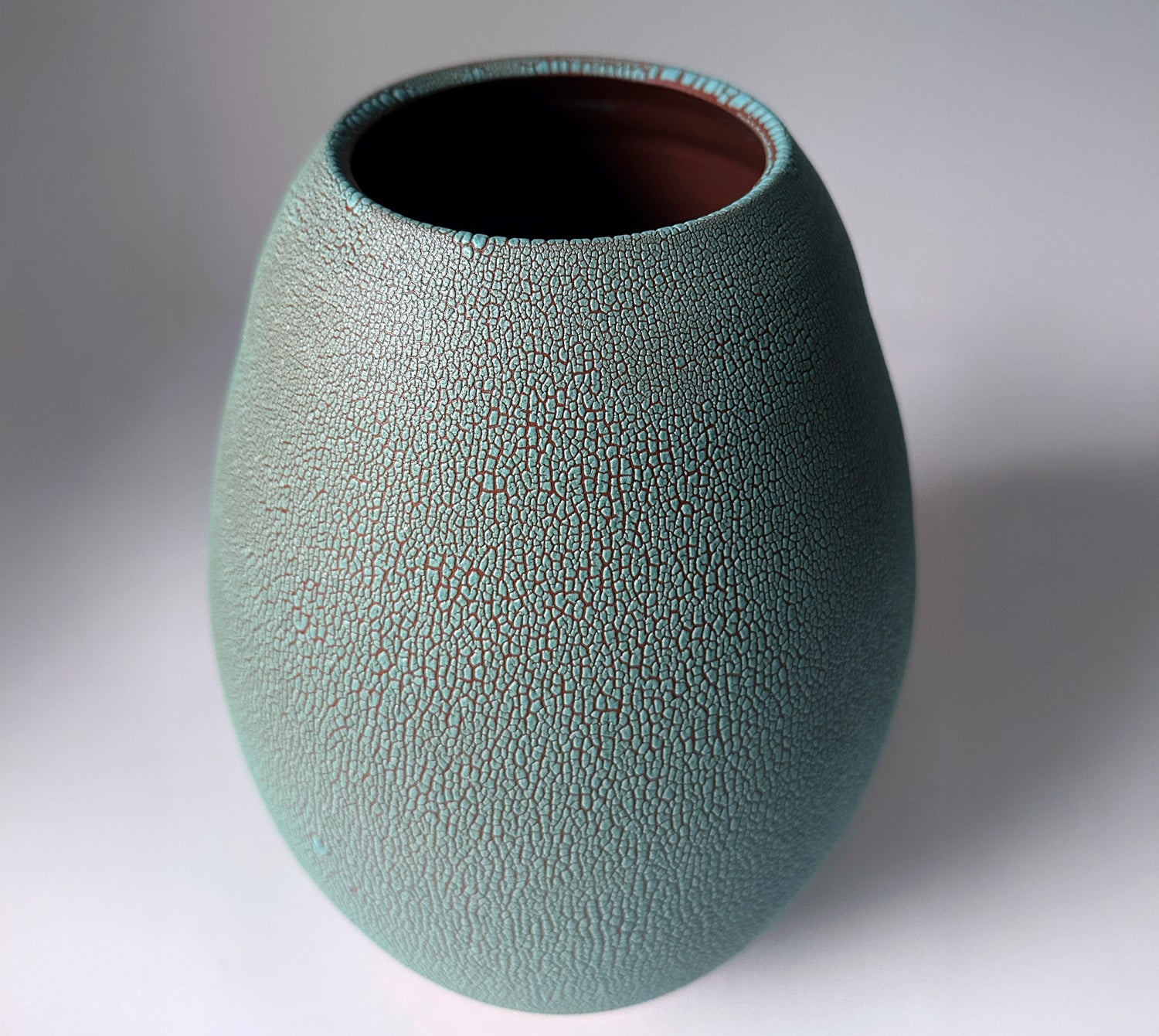 Petrichor Vase in Turquoise