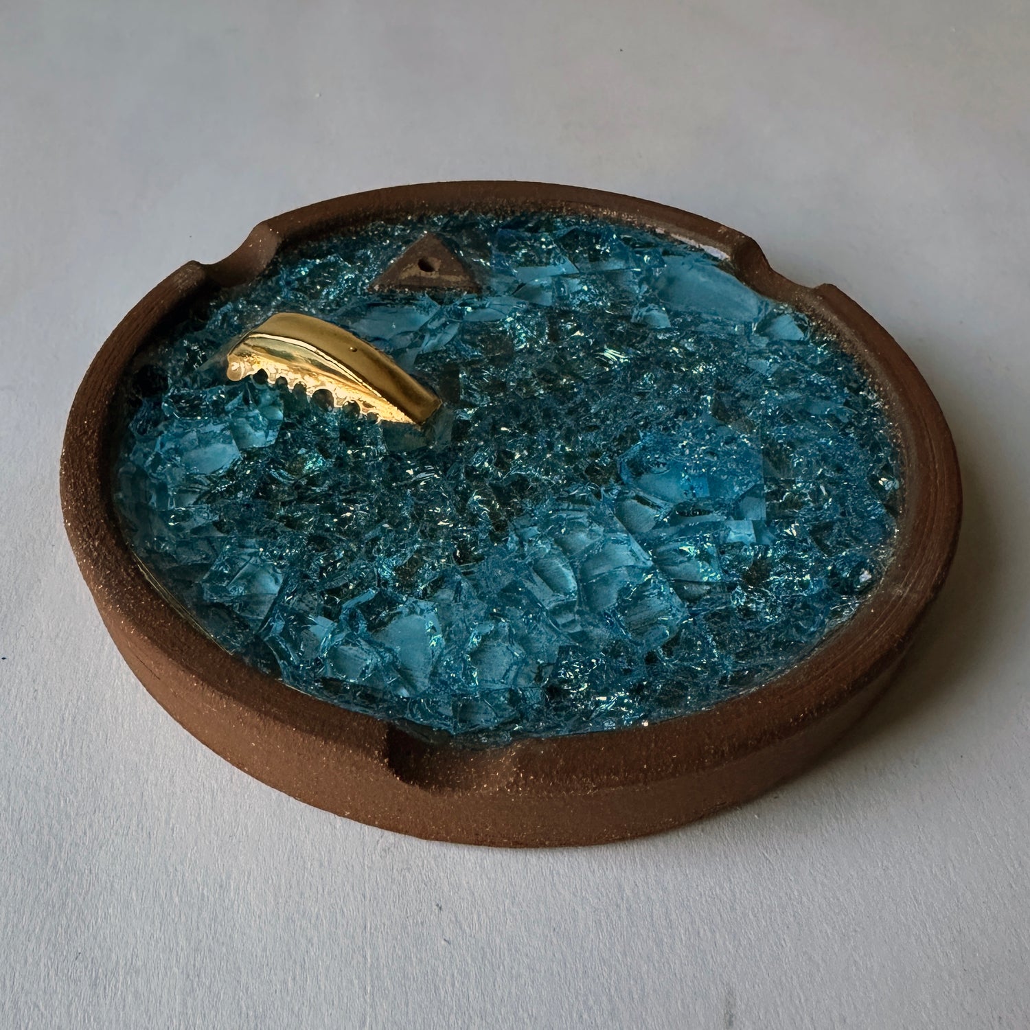 Fuse Ashtray in Dark Brown