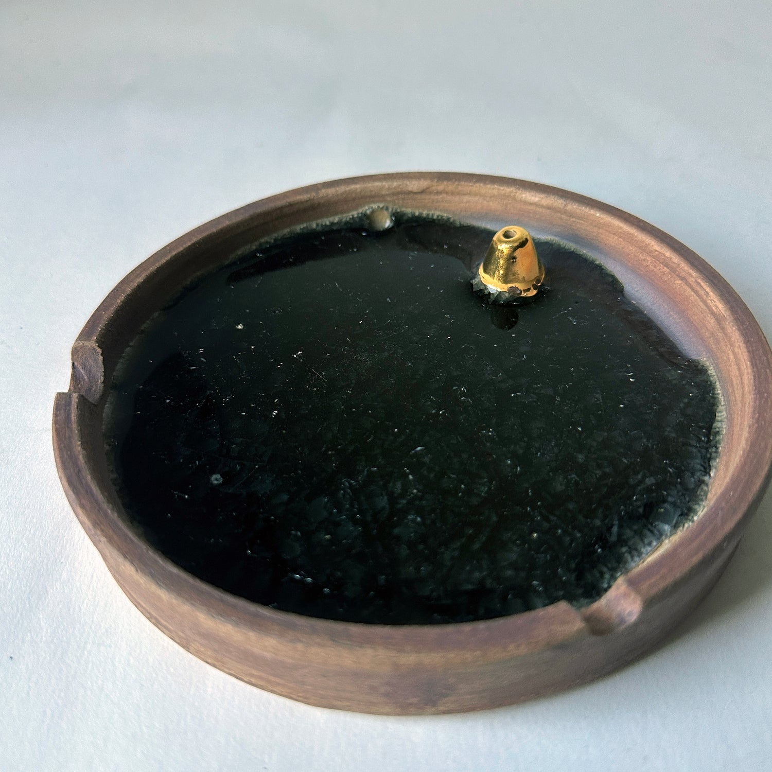 Fuse Ashtray in Dark Brown