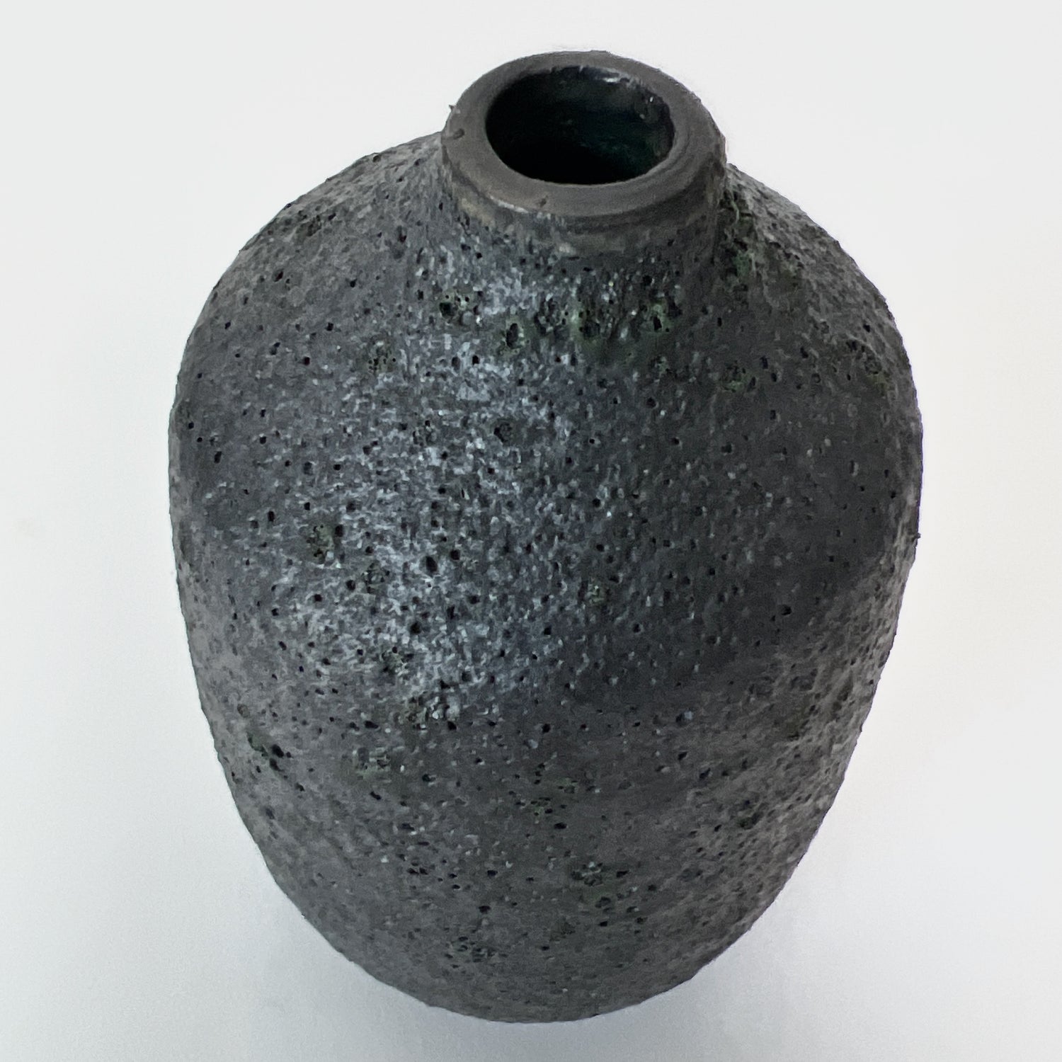 Lava Vase in Bronze Lichen