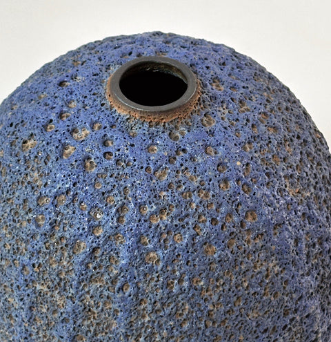 lava vessel in cobalt